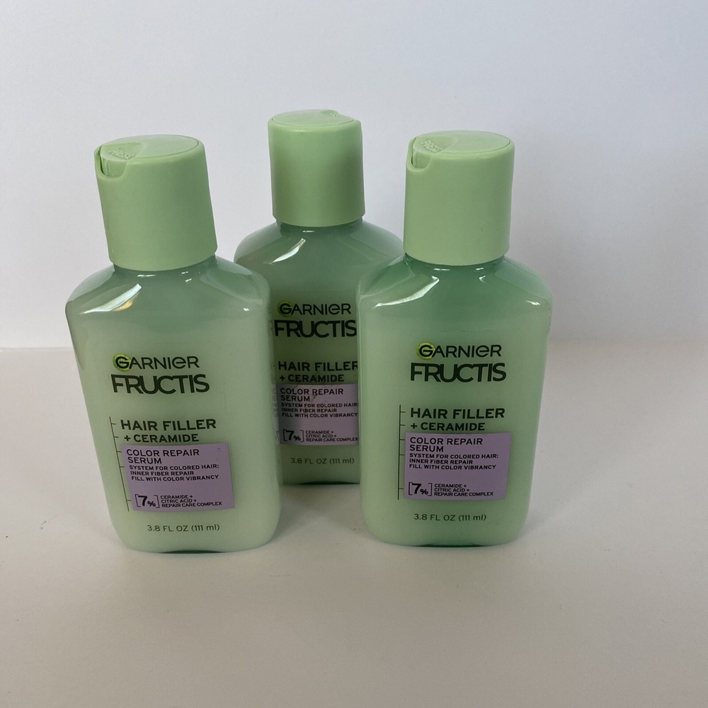 Garnier Fructis Moistureโ Repair Serum 3.8 Fl Oz **LOT OF 3**